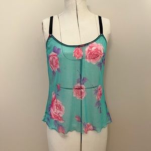 Dolce & Gabbana Sheer Floral Sexy Tank